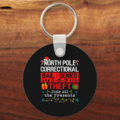 Funny North Le Correctional Theft Stole All The  Sleutelhanger (Voorkant)