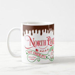 Funny North Pole Hot Chocolate met kerst Koffiemok