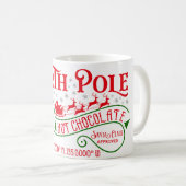 Funny North Pole Hot Chocolate met kerst Koffiemok (Voorkant rechts)