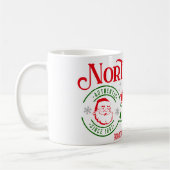 Funny North Pole Hot Chocolate met kerst Koffiemok (Links)