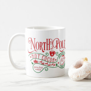 Funny North Pole Hot Chocolate met kerst Koffiemok