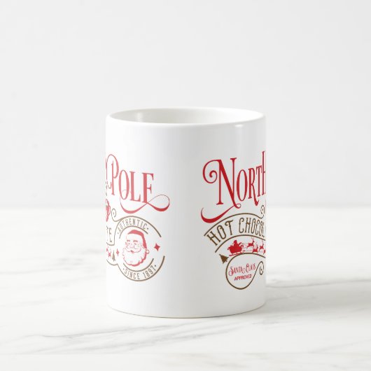 Funny North Pole Hot Chocolate met kerst Koffiemok (Center)