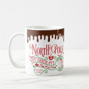 Funny North Pole Hot Chocolate met kerst Koffiemok