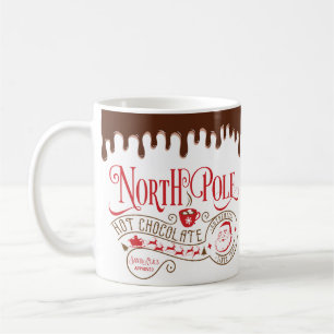 Funny North Pole Hot Chocolate met kerst Koffiemok