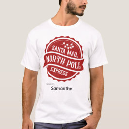 Funny North Pole modern T-shirt