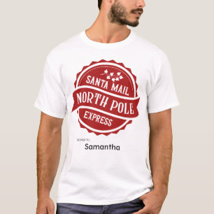 Funny North Pole modern T-shirt