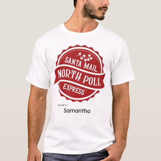 Funny North Pole modern T-shirt (Voorkant)