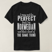 Funny Norway Joke t Norske Viking T-shirt (Design voorkant)