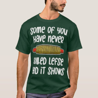 Funny Norway Lefse Rolling Pin Lefse Making T-shirt