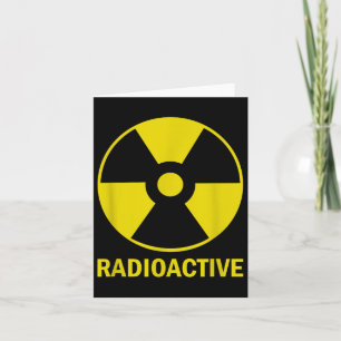 Funny  Nostalgic Radioactive Nuclear War Sy Kaart