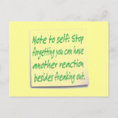 Funny Note for Self Briefkaart (Voorkant)