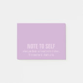 Funny Note for Self Paars (Voorkant)