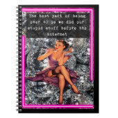 Funny Notebook Journal Best Friend Gift "40" Notitieboek (Voorkant)