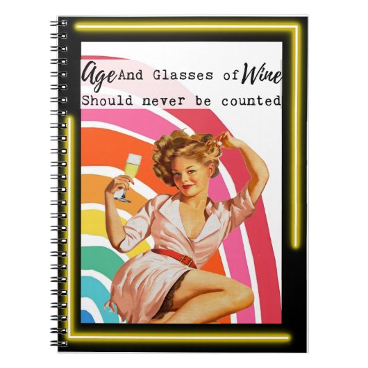 Funny Notebook Journal Best Friend Gift "Age" Notitieboek (Voorkant)
