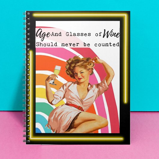 Funny Notebook Journal Best Friend Gift "Age" Notitieboek