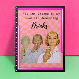 Funny Notebook Journal Best Friend Gift "Drinks" Notitieboek