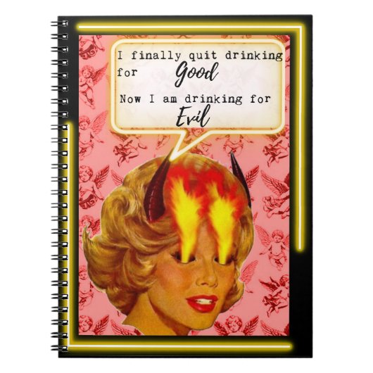 Funny Notebook Journal Best Friend Gift "Evil" Notitieboek (Voorkant)