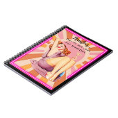 Funny Notebook Journal Best Friend Gift "Martinis" Notitieboek (Linkerzijde)