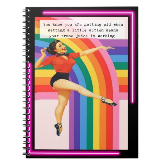 Funny Notebook Journal Best Friend Gift "Prune" Notitieboek (Voorkant)