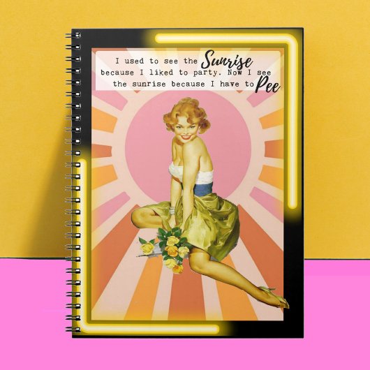 Funny Notebook Journal Best Friend Gift "Sunrise" Notitieboek