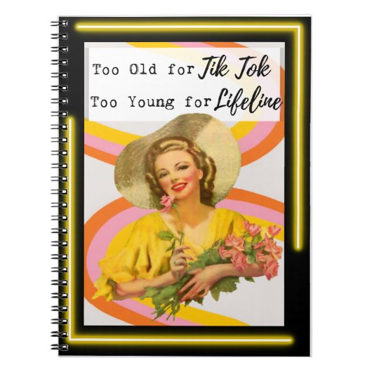 Funny Notebook Journal Best Friend Gift "TikTok" Notitieboek (Voorkant)
