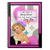 Funny Notebook Journal Best Friend Gift "Young" Notitieboek (Voorkant)