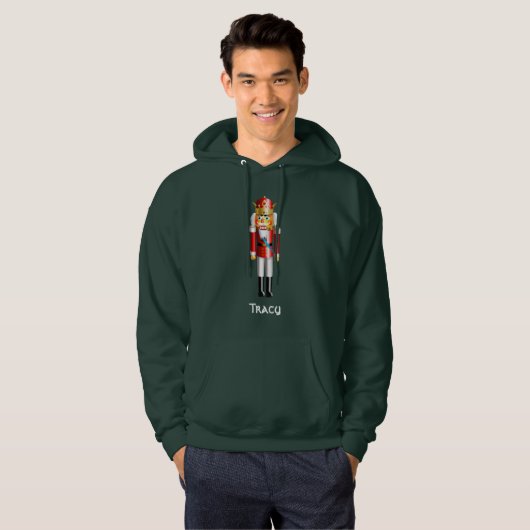 Funny Notenkraker King Cartoon Hoodie (Voorkant volledig)