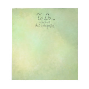 Funny notepad "al dan niet doen" notitieblok