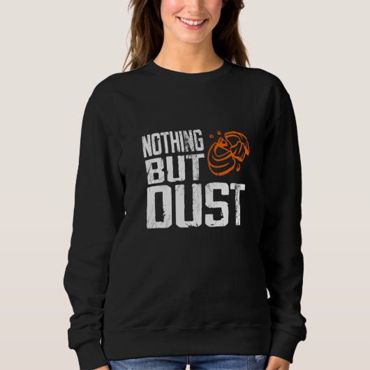 Funny Nothing But Dust - Trap Shooting Premium Trui (Voorkant)