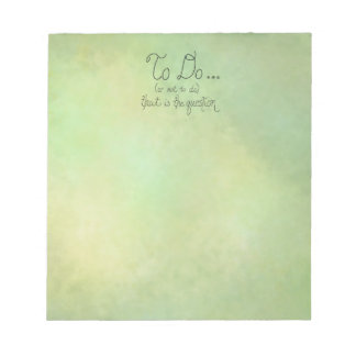 Funny notitieblok "al dan niet doen"