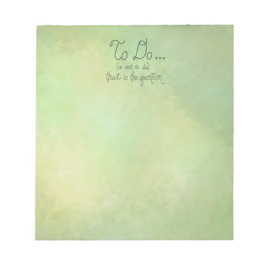 Funny notitieblok "al dan niet doen" (Voorkant)