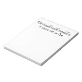 Funny notitieblokken cadeau voor kantoor humor uni (Linkerzijde)
