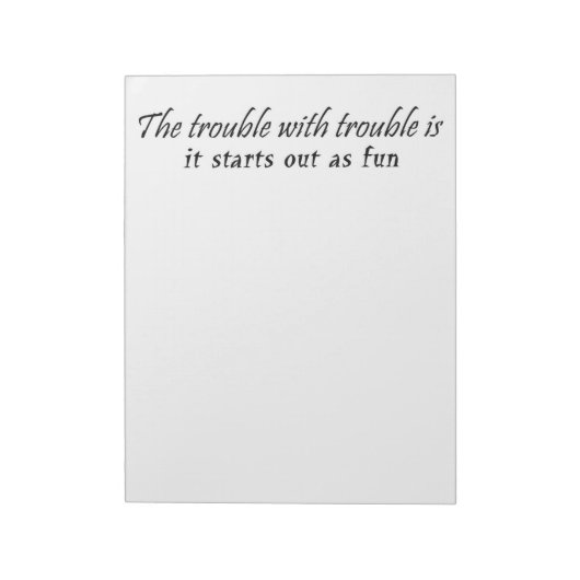 Funny notitieblokken cadeau voor kantoor humor uni (Linkerzijde)