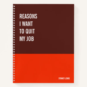 Funny Notitieboek, Humoureus Writers Pad Journal,  Notitieboek