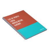 Funny Notitieboek, Humoureus Writers Pad Journal,  Notitieboek (Rechterzijde)