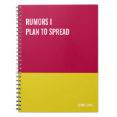 Funny Notitieboek, Humoureus Writers Pad Journal,  Notitieboek (Voorkant)