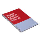 Funny Notitieboek, Humoureus Writers Pad Journal, Notitieboek (Rechterzijde)