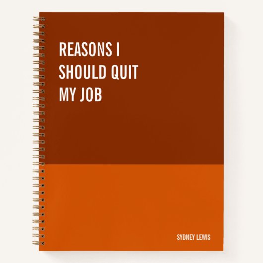 Funny Notitieboek, Humoureus Writers Pad Journal,  Notitieboek (Voorkant)