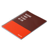 Funny Notitieboek, Humoureus Writers Pad Journal,  Notitieboek (Linkerzijde)