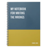 Funny Notitieboek, Humoureus Writers Pad Journal, Notitieboek (Voorkant)