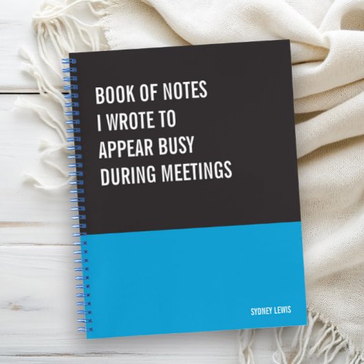 Funny Notitieboek, Humoureus Writers Pad Journal,  Notitieboek