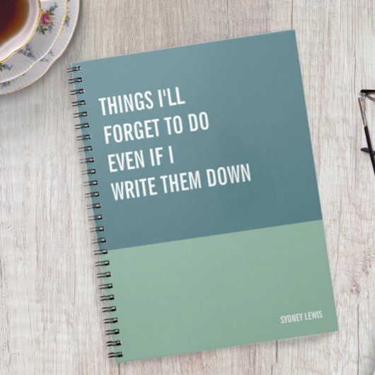 Funny Notitieboek, Humoureus Writers Pad Journal,  Notitieboek