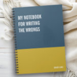 Funny Notitieboek, Humoureus Writers Pad Journal,  Notitieboek<br><div class="desc">Grappig notitieboek om te gebruiken voor al je dagelijkse herinneringen,  diepe gedachten en grieven,  of voor het nemen van notities op school en op het werk. Het is een geweldig geschenk.</div>