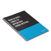Funny Notitieboek, Humoureus Writers Pad Journal,  Notitieboek (Rechterzijde)