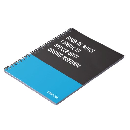 Funny Notitieboek, Humoureus Writers Pad Journal, Notitieboek (Linkerzijde)