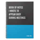 Funny Notitieboek, Humoureus Writers Pad Journal, Notitieboek (Voorkant)