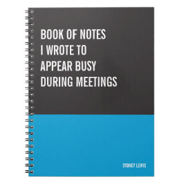 Funny Notitieboek, Humoureus Writers Pad Journal,  Notitieboek