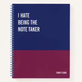 Funny Notitieboek, Humoureus Writers Pad Journal,  Notitieboek (Voorkant)