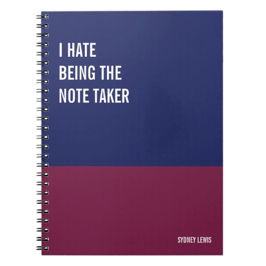 Funny Notitieboek, Humoureus Writers Pad Journal,  Notitieboek (Voorkant)