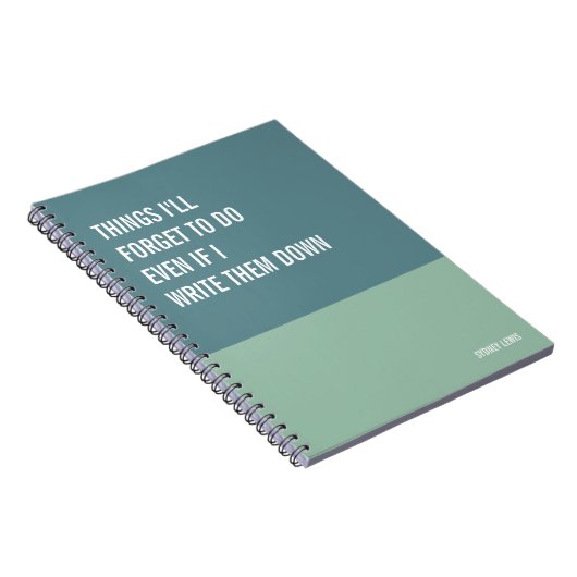 Funny Notitieboek, Humoureus Writers Pad Journal,  Notitieboek (Rechterzijde)